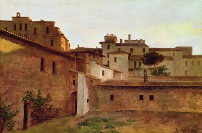 Dächer in Rom, 1824 von Louise Josephine Sarazin de Belmont